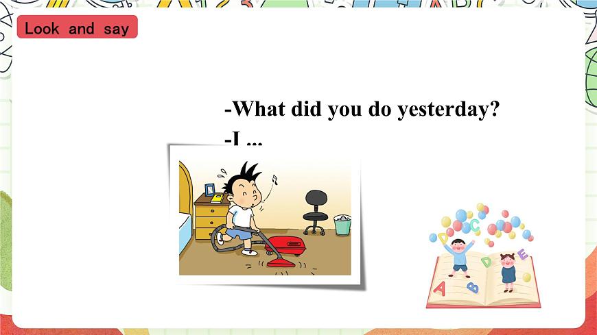 外研版（一起）英語四上Module 2 Unit 2 《Amy painted a picture》 課件第8頁