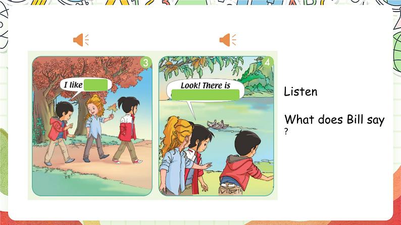 人教版新起点英语二上 Unit5《In the park》Story Time 课件第6页
