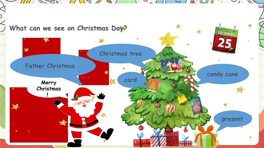 人教版新起點(diǎn)英語(yǔ)二上 Unit6《Happy Holidays》Lesson1 課件第3頁(yè)