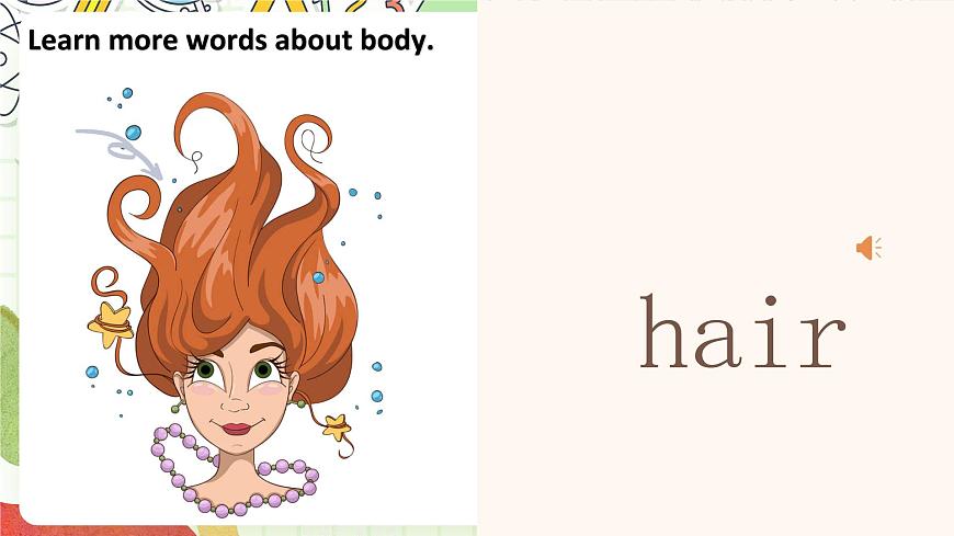 人教版新起點(diǎn)英語(yǔ)三上 Unit 2 《My body》 Lesson 2 課件第5頁(yè)