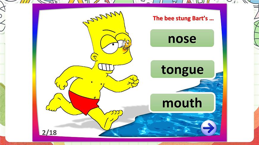 人教版新起點英語三上 Unit 2 《My body 》Lesson 3 課件第6頁