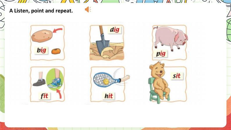 人教版新起点英语三上 Unit 3 《Food》 Let's spell 课件第5页