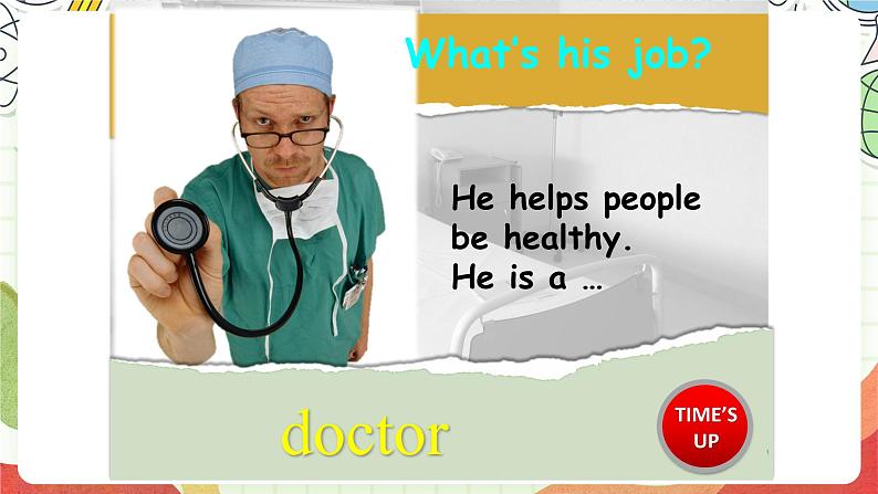人教版新起点英语四上 Unit 6 《Jobs》 Lesson 2 课件05