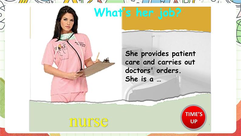 人教版新起点英语四上 Unit 6 《Jobs》 Lesson 2 课件07