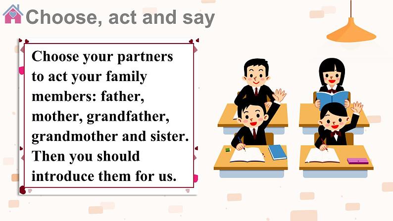 Unit 2 Different families 第4课时 Part B Let's talk & Ask and answer(课件+教案)-2024-2025学年人教PEP版(2024)英语三年级上册04