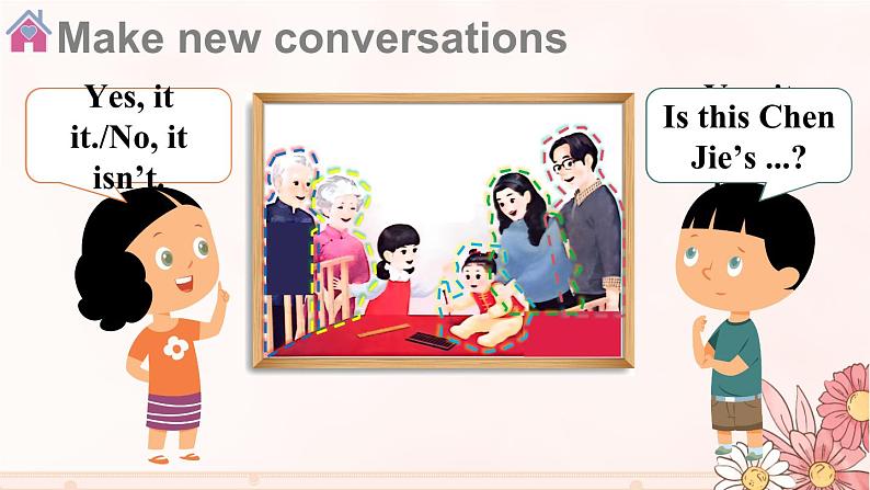 Unit 2 Different families 第4课时 Part B Let's talk & Ask and answer(课件+教案)-2024-2025学年人教PEP版(2024)英语三年级上册07