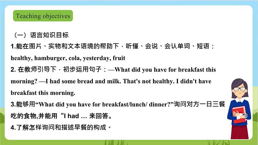 牛津深圳版英語六上Unit 3 《Healthy or unhealthy？ Listen and say Do a quiz Culture corner 》課件第2頁