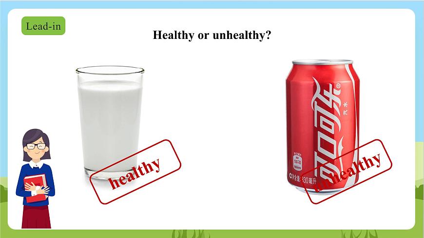 牛津深圳版英語六上Unit 3 《Healthy or unhealthy？ Listen and say Do a quiz Culture corner 》課件第4頁