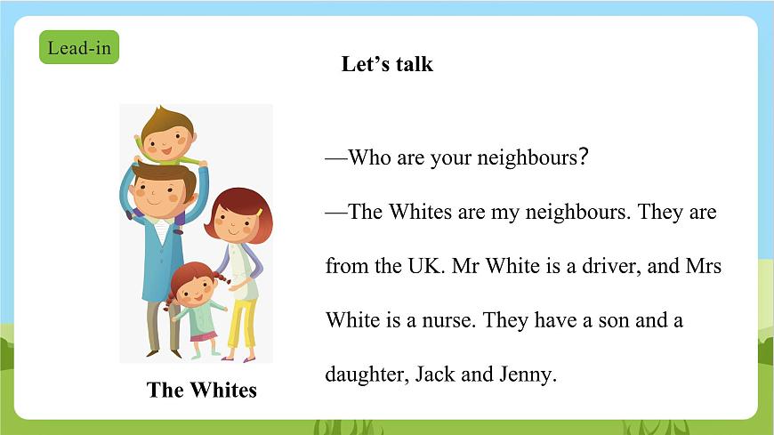 牛津深圳版英語(yǔ)六上 Unit 4 《Our neighbours Look and learn Think and write》課件第4頁(yè)