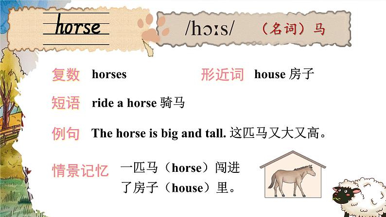 Unit 8 What’s this 单词讲解(课件)-2024-2025学年湘少版(三起)(2024)英语三年级上册08