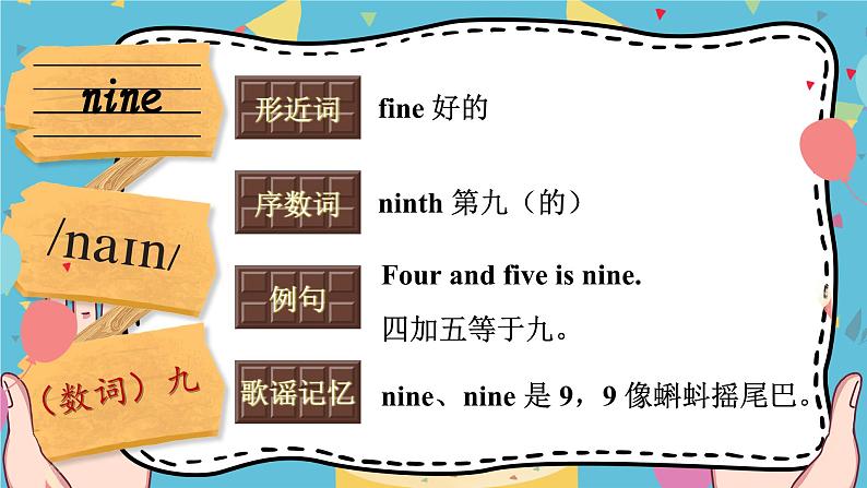 Unit 3 How old are you 单词讲解(课件)-2024-2025学年湘少版(三起)(2024)英语三年级上册06