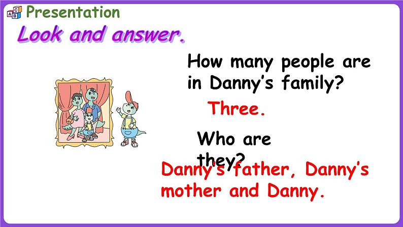 冀教版(三起)英语三上 Unit 6 My family Lesson 4 I love my family.(课件)07