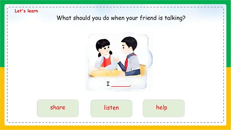 人教版(2024)三年级英语上册课件 5. Unit 1 Part B Let's learn & Listen and chant第5页
