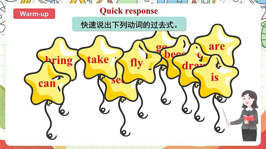 譯林版（三起）英語六年級上冊Unit2《Song time&Cartoon time 》(教學(xué)課件)第3頁