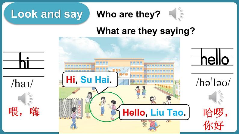 Unit 1 Hello! 第1课时(Get ready, Cartoon time & Letters in focus)(课件+素材)-2024-2025学年译林版(2024)(三起)英语三年级上册05