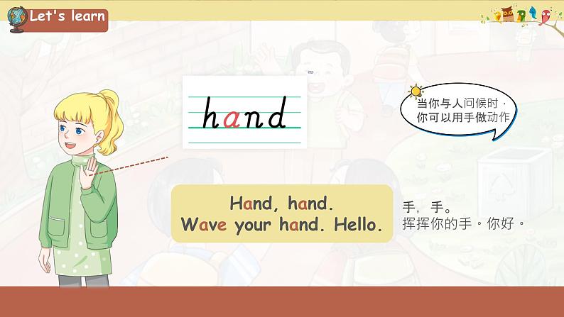 Unit 1 Making friendsPart A Let's learn (课件)-2024-2025学年人教PEP版(2024)英语三年级上册第6页