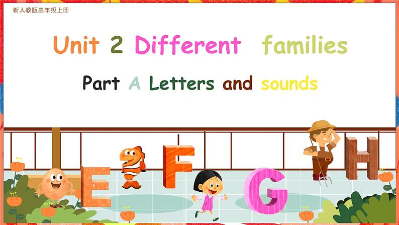 Unit 2 Different families Part A Letters and sounds (课件)-2024-2025学年人教版(2024)英语三年级上册01