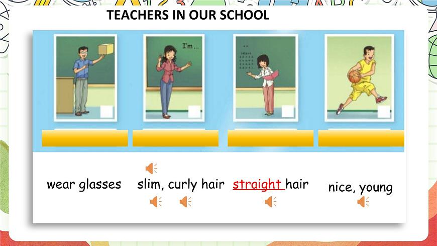 人教版新起點英語五上 Unit 2 《Teachers》 Get ready  Lesson 1 課件第3頁