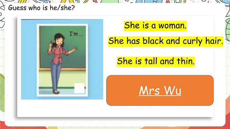 人教版新起點英語五上 Unit 2 《Teachers》 Get ready  Lesson 1 課件第6頁