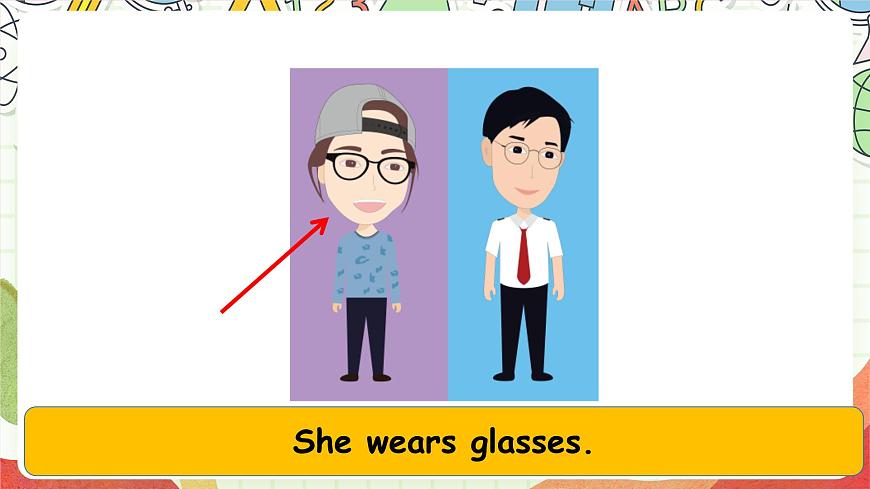 人教版新起點(diǎn)英語五上 Unit 2 《Teachers》 Lesson 3 課件第5頁