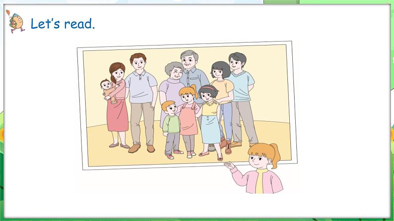 Unit 2 Different families Part B Let’s learn & start to read(课件+素材)-2024-2025学年人教PEP版(2024)英语三年级上册06