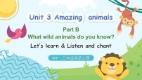 人教版PEP(2024)三年级上册(2024)Unit3 Amazing animalsPart B说课ppt课件