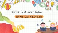 小学英语Unit 10 Is it sunny today?完美版课件ppt