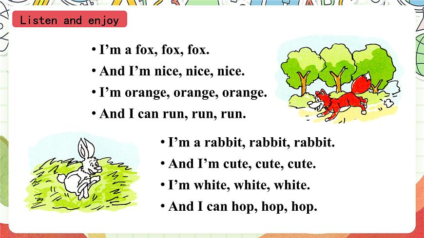 滬教牛津版（六三制一起）英語二上Module 4 Unit 2《In the forest》課件第7頁