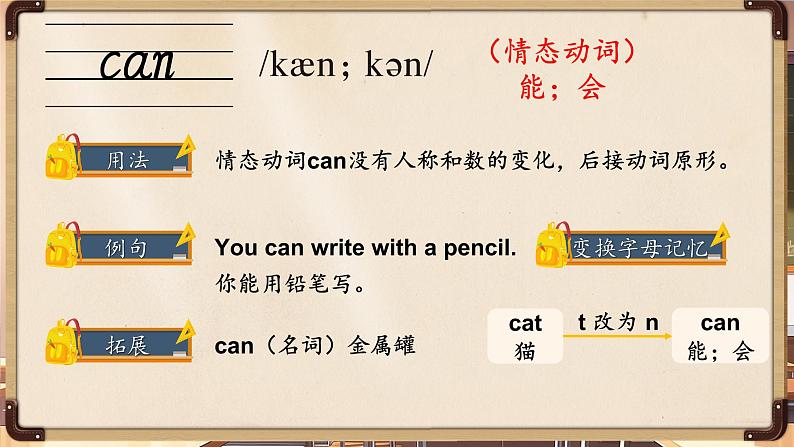 Unit 2 School things单词讲解(课件)-2024-2025学年人教精通版(2024)英语三年级上册04
