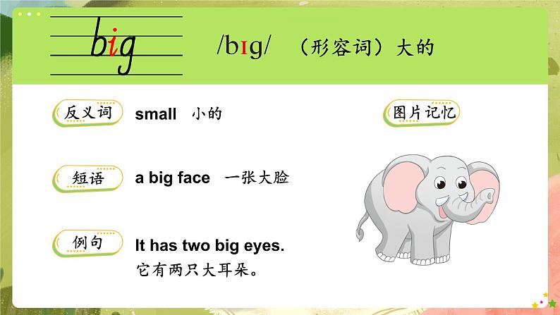 Unit 4 Friends单词讲解(课件)-2024-2025学年人教精通版(2024)英语三年级上册04
