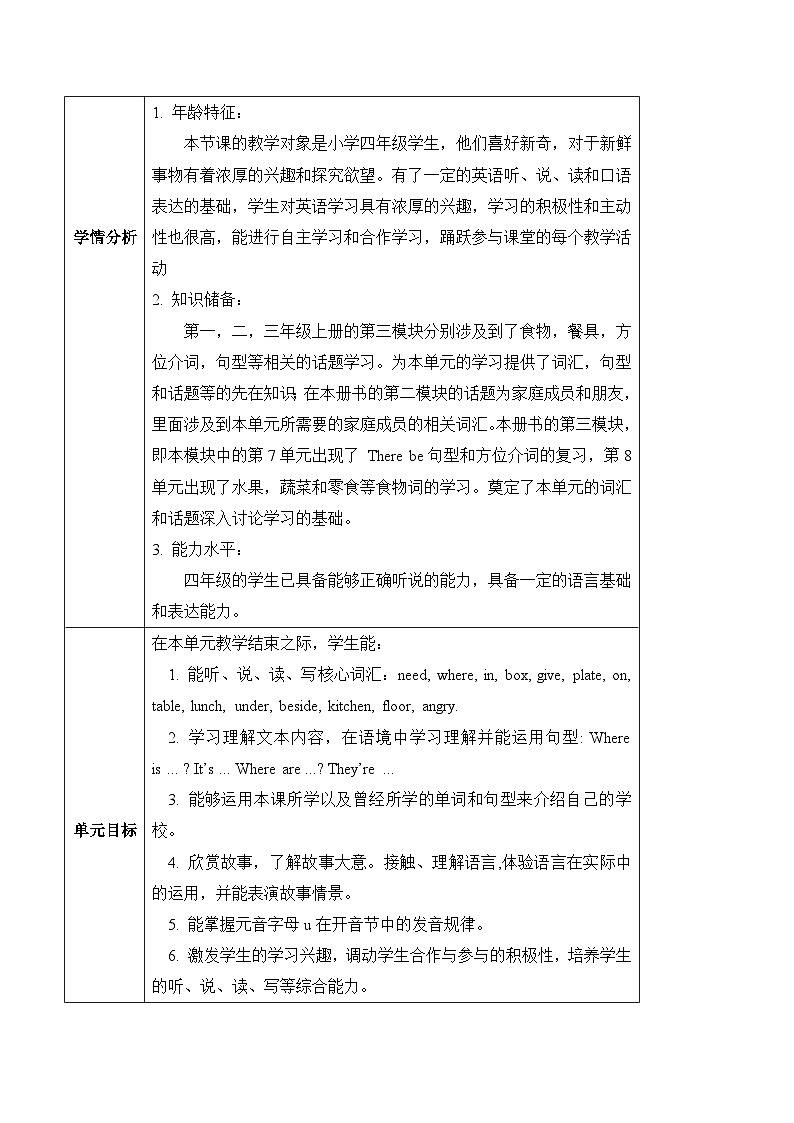 沪教牛津版(六三制一起)英语四年级上册Unit9 At home第1课时 课件+单元整体教学设计03