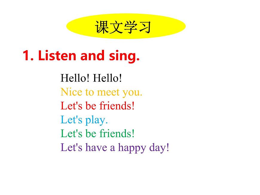Unit 1 Let's be friends Get ready 授課課件第4頁(yè)