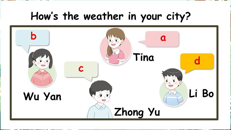 新牛津上海版(三起)英语三年上册--Unit 7 What do we know about weather 第3课时(Communicate)(课件+素材)08