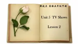 人教版（新起点）小学英语五年级上册 Unit 5 TV Shows Lesson 2  课件+素材