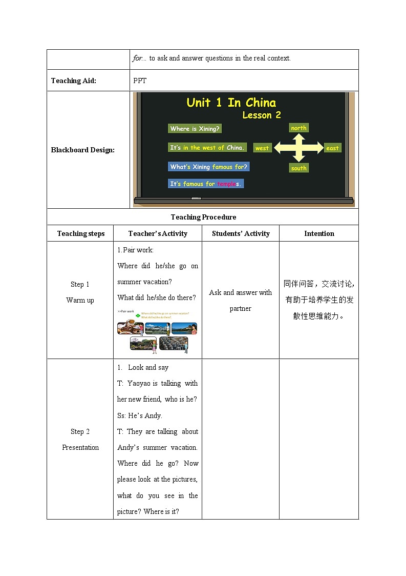 人教版(新起点)小学英语六年级上册 Unit1 In China Lesson 2 课件+教案+素材02