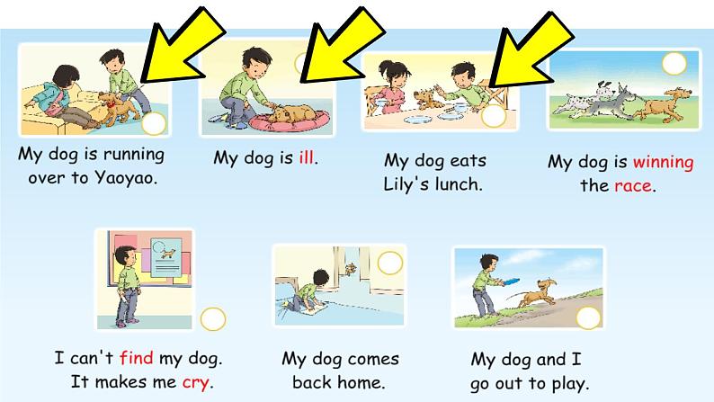 人教版(新起点)小学英语六年级上册 Unit 4 Feelings 第一课时课件第4页