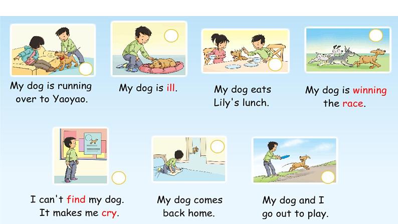 人教版(新起点)小学英语六年级上册 Unit 4 Feelings 第一课时课件第6页