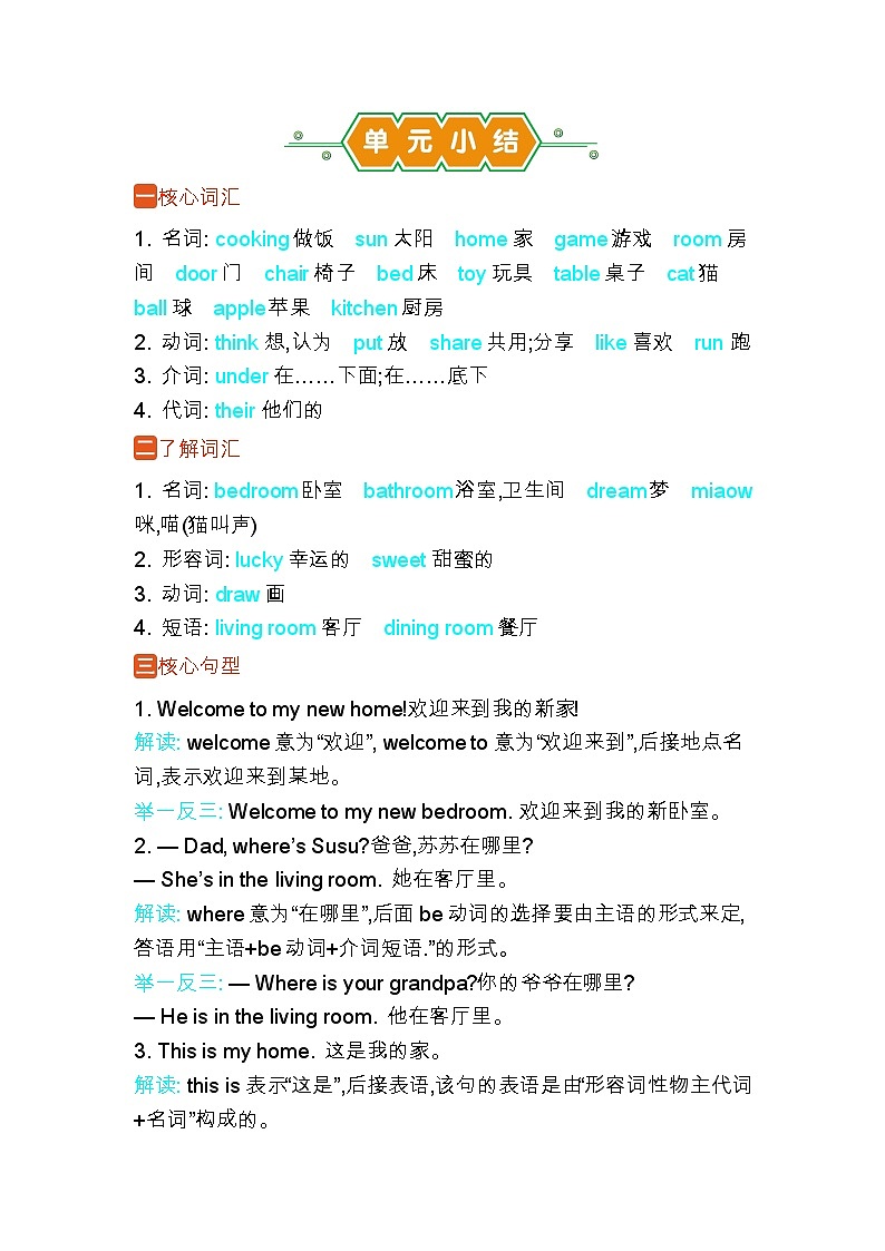 Unit6 单元小结第1页