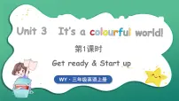 小学外研版（三起）2024Unit 3 lt's a colourful world!图片ppt课件