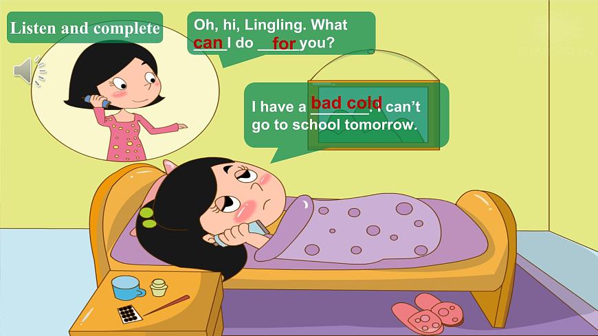 北京版四上 Unit 2 May I speak to Mike？Lesson 7課件40張第7頁