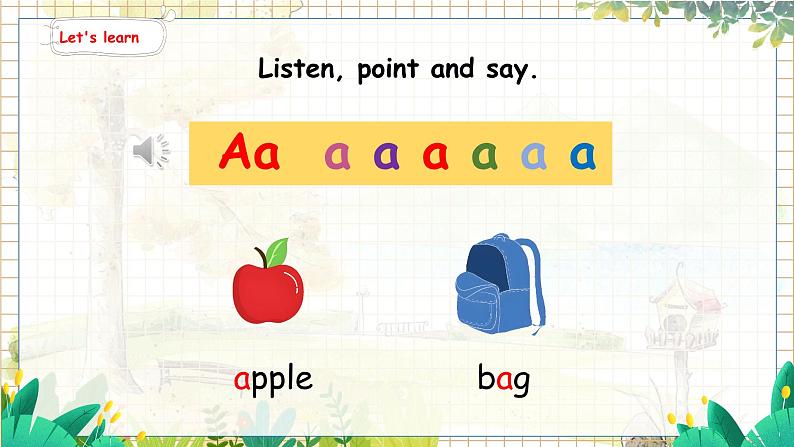 3. Unit 1 Part A Letters and sounds 人教版(2024)英语三年级上册PPT课件+表格教案05