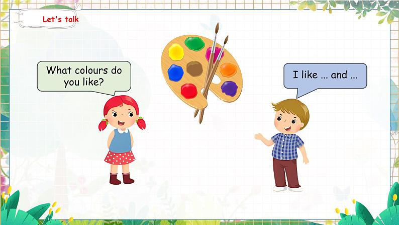 4. Unit 5 Part B Let's talk & Draw and say 人教版(2024)英语三年级上册PPT课件+表格教案05