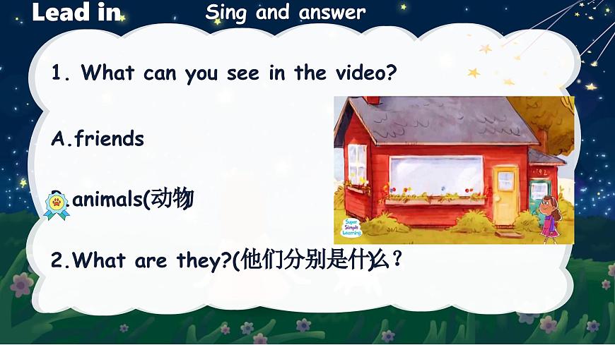 Unit3 第2課時(shí) Part A Let's learn&Listen and do（教學(xué)課件）第4頁