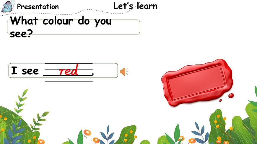 Unit 5 The colourful world 第3課時 Part B Let's talk＆Let's learn(教學課件)第8頁