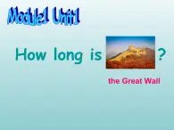 外研版（一起）六上Module 1《Unit 1 How long is the Great Wall》ppt课件5