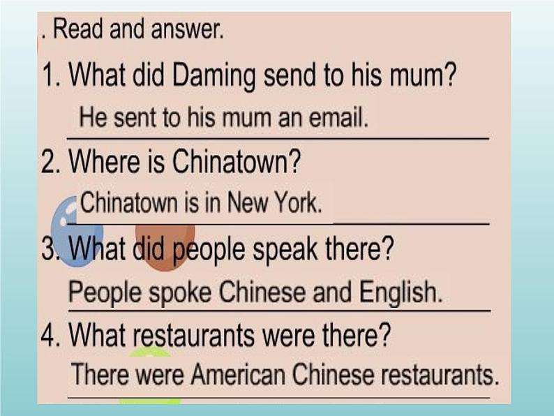 外研版(一起)六上Module 2《Unit 1 I went to Chinatown in New York yesterday》ppt课件203
