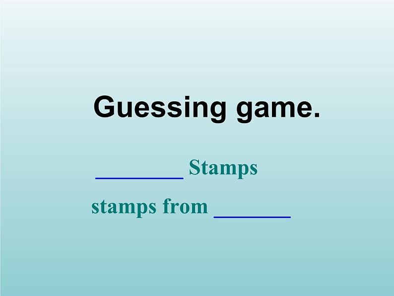 外研版(一起)六上Module 3《Unit 1 Have you got any stamps from China》ppt课件405