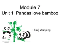 外研版（一起）六上Module 7《Unit 1 Pandas love bamboo》ppt课件3