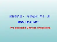 外研版（一起）六上Module 6《Unit 1 I’ve got some Chinese chopsticks》ppt课件1