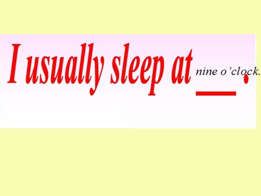 外研版（一起）六上Module 7《Unit 2 A child sleeps for eight hours a night》ppt課件2第5頁